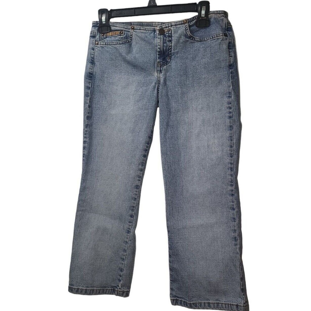 L.E.I. Straight Leg Jeans Denim Vintage Everyday Pants‎ Womens Blue Size 8